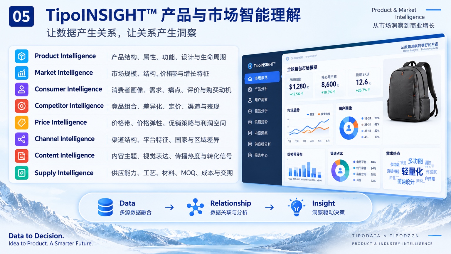 TipoINSIGHT 产品与市场智能理解